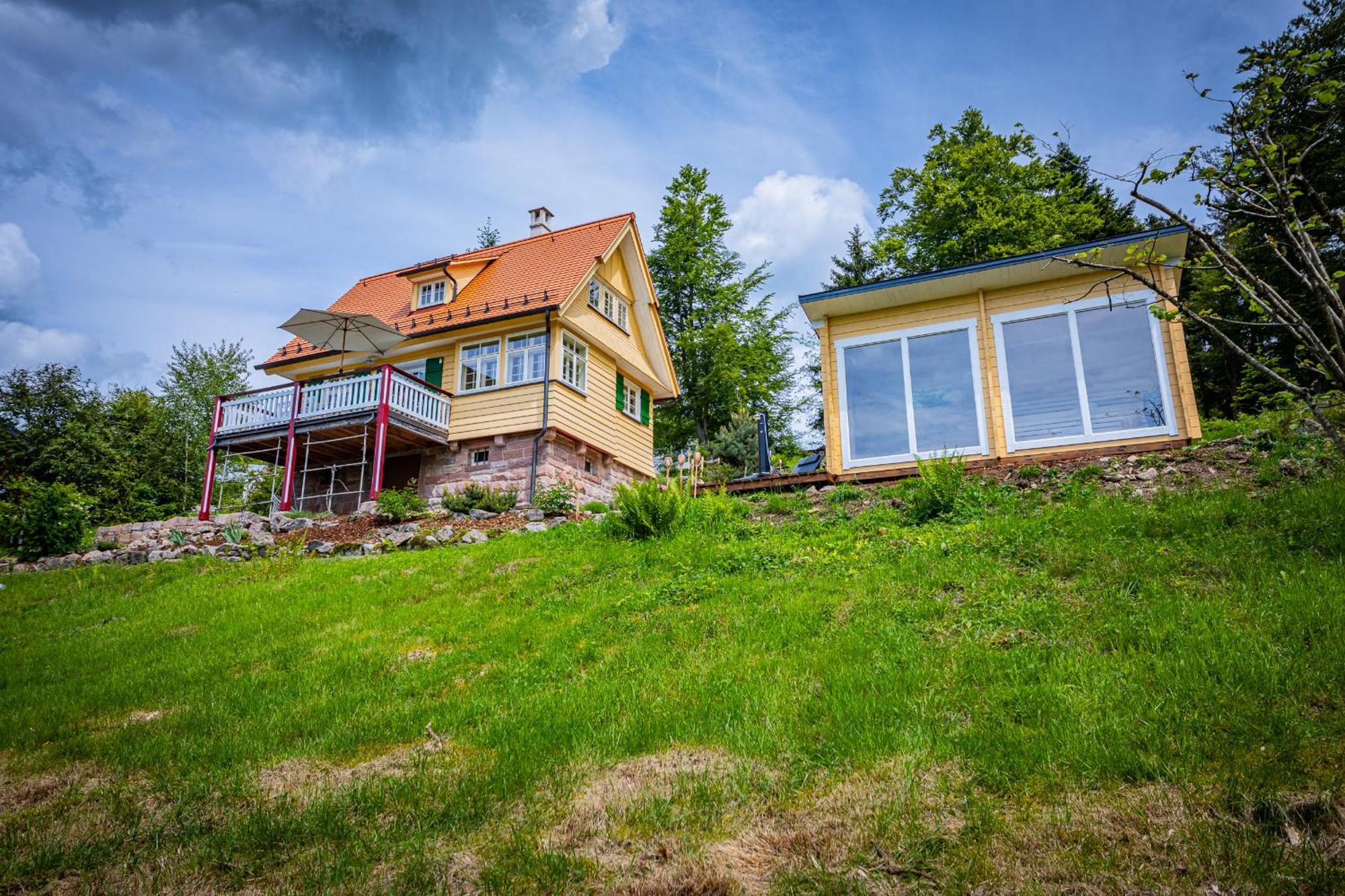 Sonnenhaeusle - Natur. Fernblick. Panorama-Sauna. Sasbachwalden Exterior foto